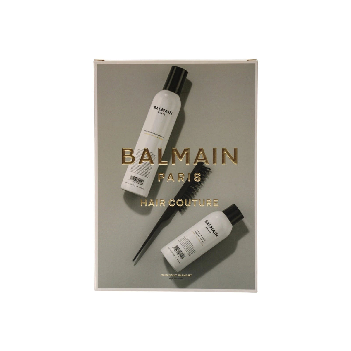 Balmain Set Magnificent Volume - Spray texturizant 200 ml, Spumă 300 ml & Perie