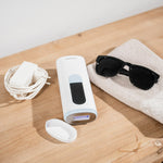 Pulsed Light Hair Remover with Cooling Function and Accessories Kulepil InnovaGoods product packaging