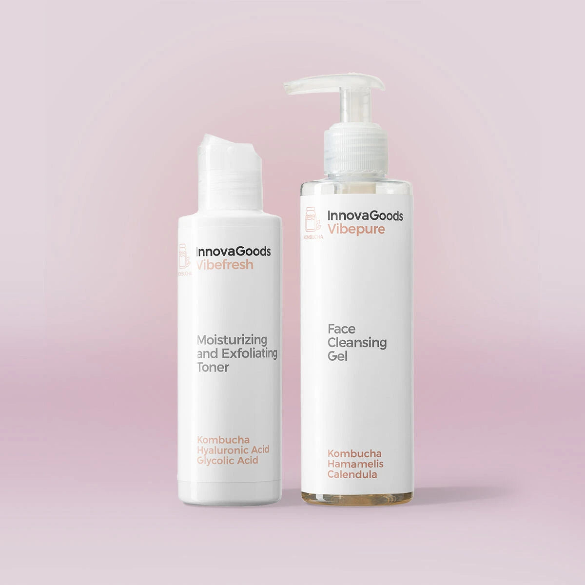 Face Cleansing Duo Pack Kombucha InnovaGoods product packaging