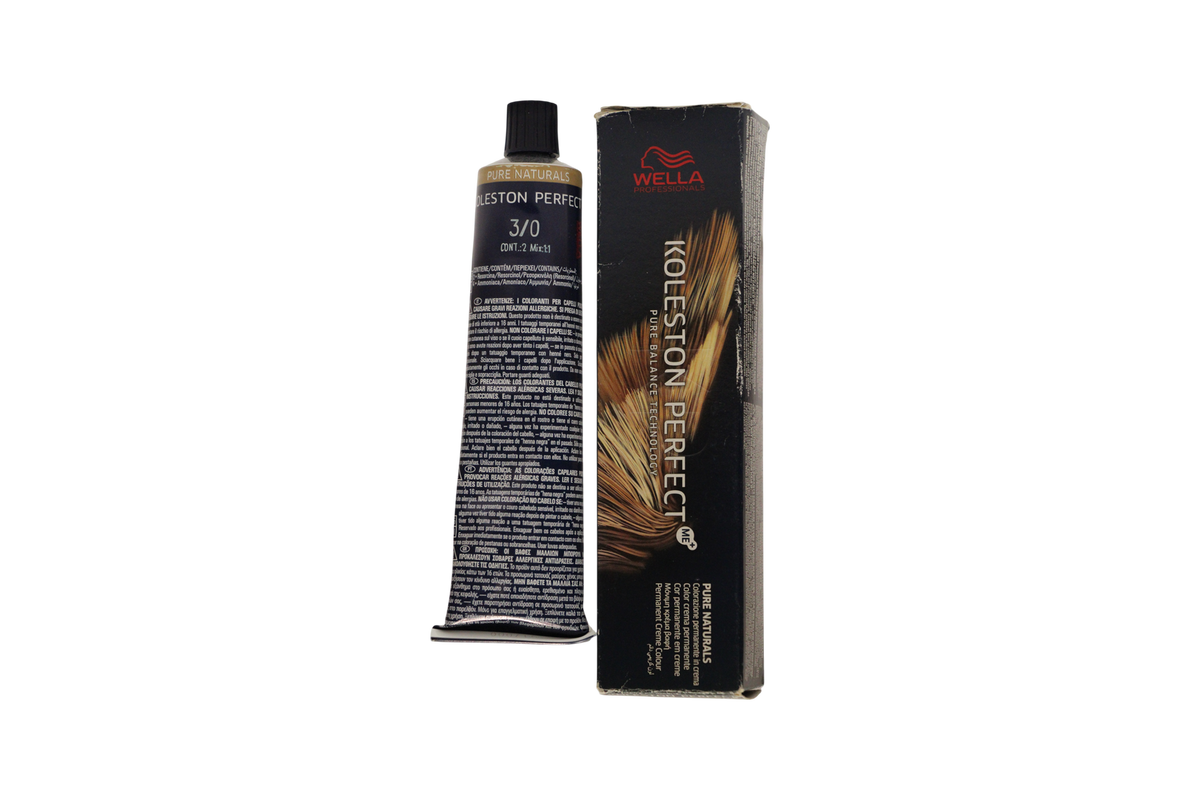 Wella Professionals Koleston Perfect Me+ Vopsea permanentă pentru păr 3/0 Șaten închis 60 ml Tester