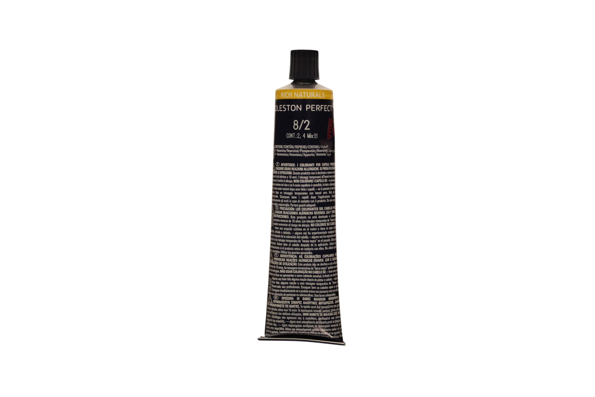 Wella Professionals Koleston Perfect Me+ Vopsea permanentă de păr 8/2 Blond deschis mat 60 ml Tester